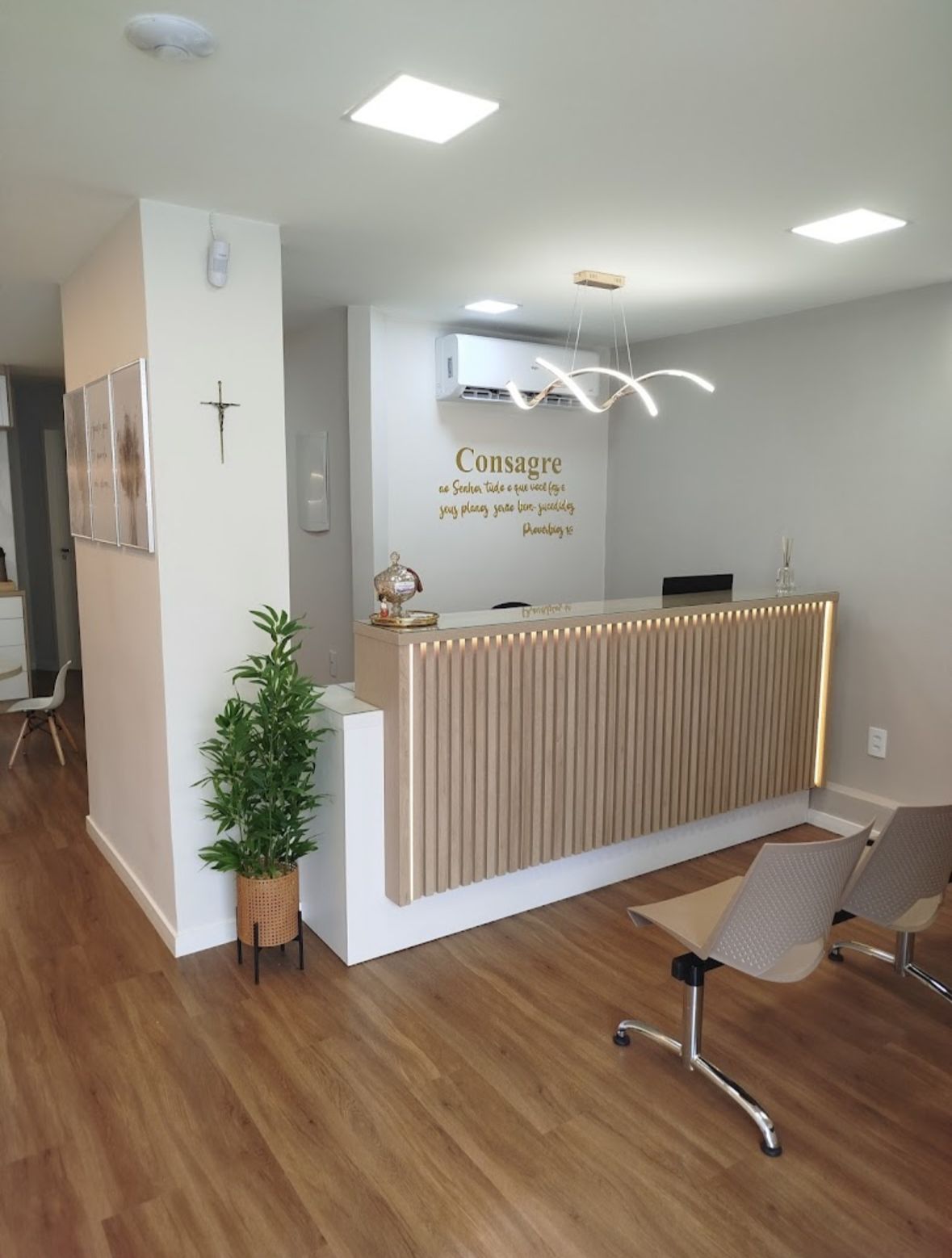 Recepção do consultório em Sooretama